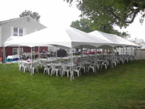 20x80 frame tent rental for parties in NJ