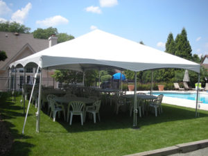 20x50 frame tent rental for parties in NJ