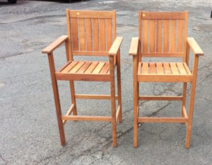 rent Teak Bar Stools with Arm Rest for your next party