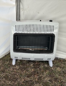 30,000 btu tent heater rental