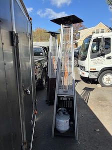 pyramid patio heater